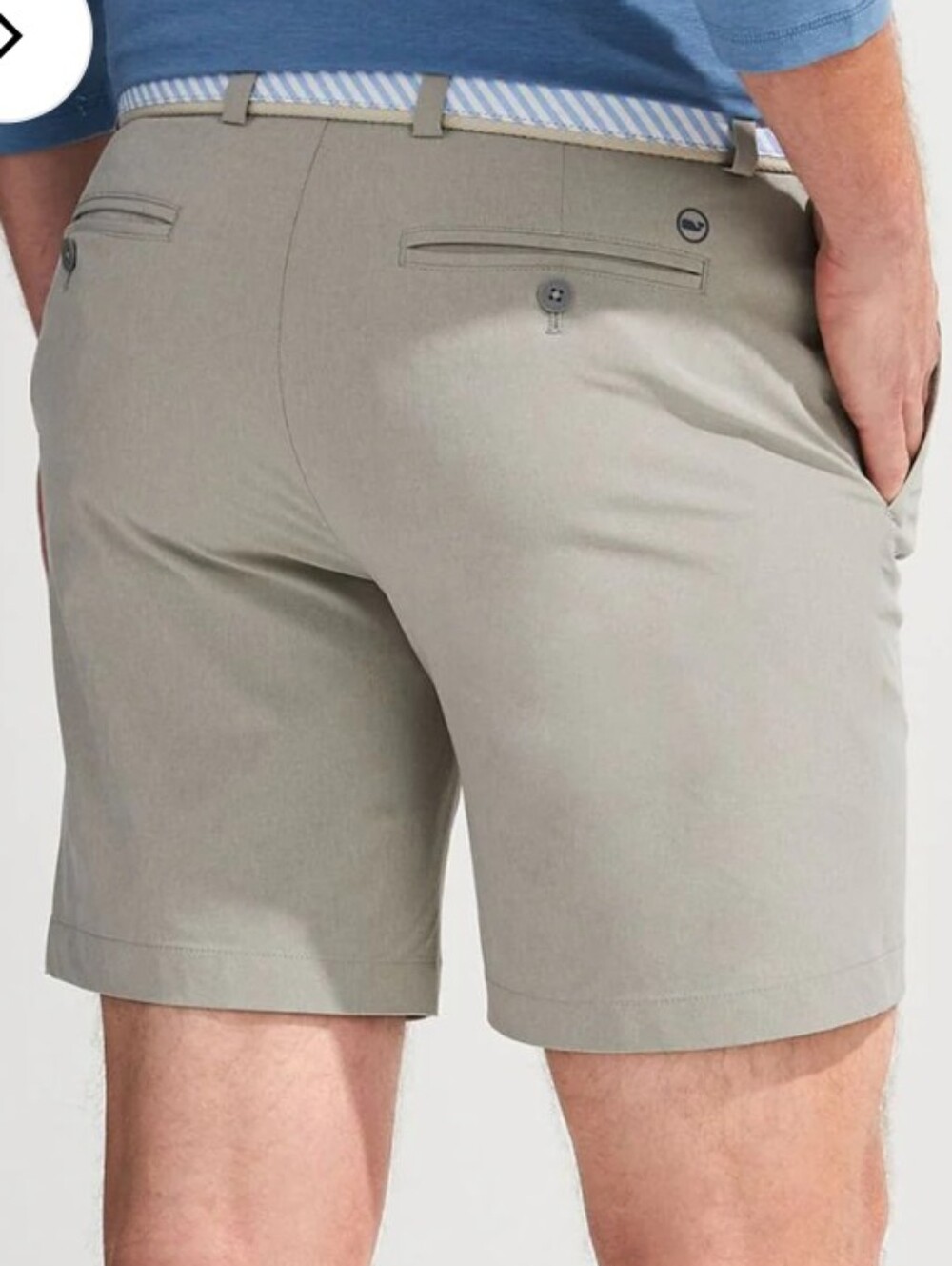 Vineyard Vines Men's Performance Breaker Beige Flat Front Shorts Size 42